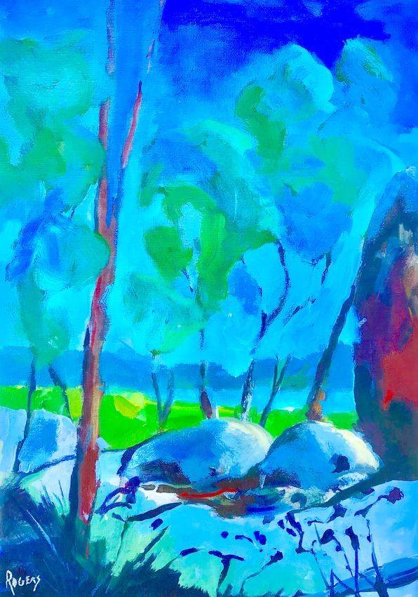 Michael Rogers - Rocks Painting